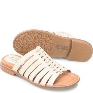 NEW Comfortiva Dasya Slide Sandals - Leather in Beige For Women 252